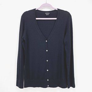 Theory Simler V-neck Button Front Cardigan